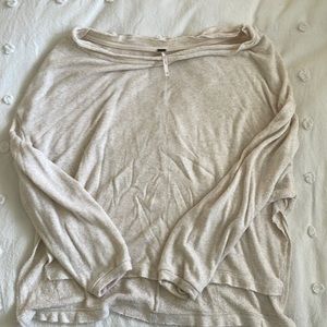 Free People sweater, off the shoulder sweater